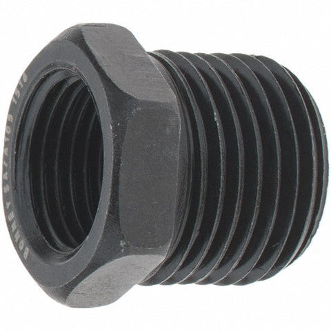 Black Bushing: 1/2 x 3/8", Threaded