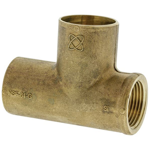 (Nibco Part#:  BF6040L) 714-LF - Tee C x F x C - Performance Bronze