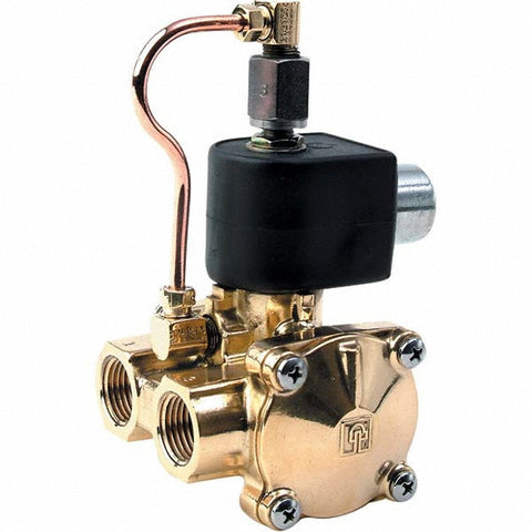 Solenoid Valve: 3-Way, 1/2" Port