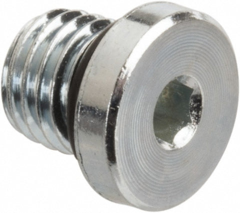 Straight Thread Socket Industrial Pipe Hex Socket Plug: 5/16-24 Male Thread, Male Straight Th ...