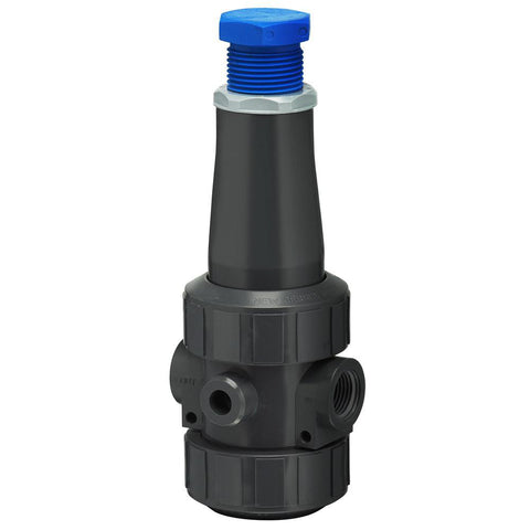 1/2" Pipe, NPTF End Connection, PVC Pressure Regulating Valve