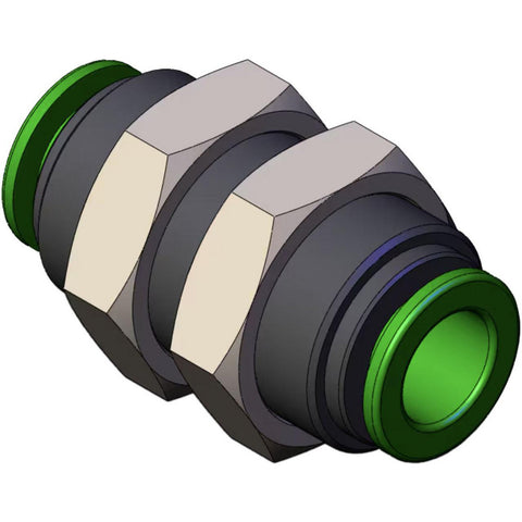 10MM BULKHEAD UNION KR FLAME RES 1-TCH FTTNG