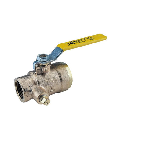 Manual Ball Valve: 1-1/4" Pipe, Full Port