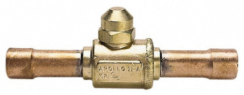 2-Way Manual Ball Valve: 2-5/8" Pipe, Full Port