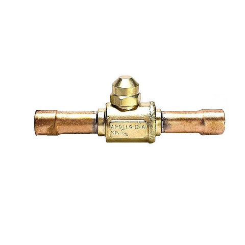 2-Way Manual Ball Valve: 1-1/8" Pipe, Full Port