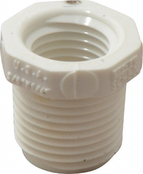 3/8 x 1/4" PVC Plastic Pipe Bushing
