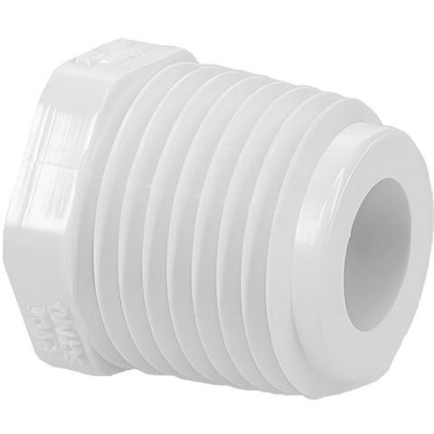 1/2 x 1/4" PVC Plastic Pipe Bushing