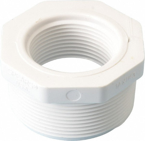 2 x 1-1/4" PVC Plastic Pipe Bushing