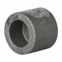 Black End Cap: 1/4", Socket Weld
