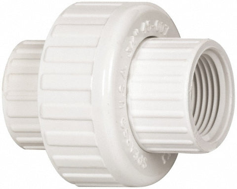 3/4" PVC Plastic Pipe Union with EPDM O-Ring
