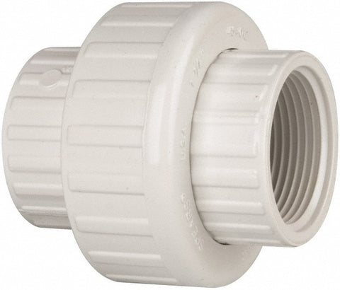 1-1/4" PVC Plastic Pipe Union with EPDM O-Ring