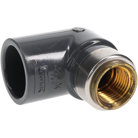 3/4 x 1/2" PVC Plastic Pipe 90&deg; Elbow