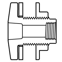 3" CPVC Plastic Pipe Tank Adapter