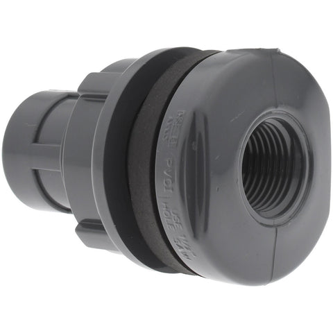 1/2" PVC Plastic Pipe Tank Adapter