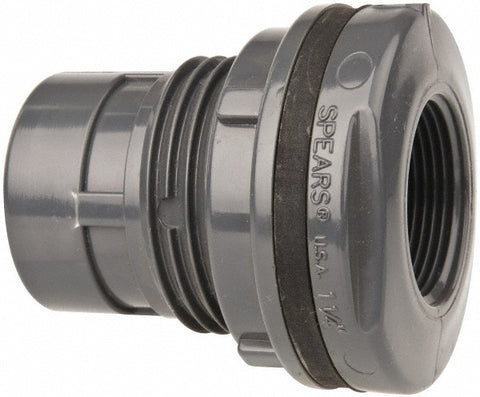 1-1/4" PVC Plastic Pipe Tank Adapter