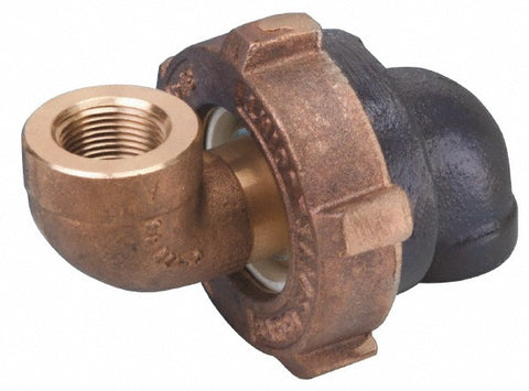 3-1/2" Pipe, 3-1/2" Flange Thickness, 90&deg; Casing, 90&deg; Ball Swivel Joint