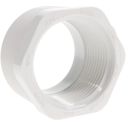 1-1/2 x 1-1/4" PVC Plastic Pipe Bushing