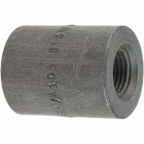 Black End Cap: 1/8", Threaded