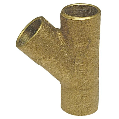 (Nibco Part#:  B34560L) 749-LF - 45-degree Wye C x C x C - Performance Bronze