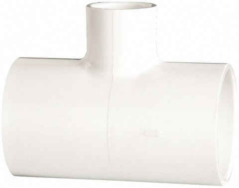 1-1/2 x 1-1/2 x 3/4" PVC Plastic Pipe Reducing Tee