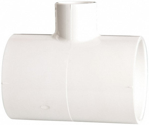 2 x 2 x 3/4" PVC Plastic Pipe Reducing Tee