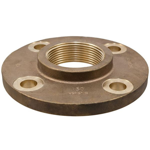 (Nibco Part#:  B51530L) 775-LF - Class 150 Threaded Companion Flange F - Lead-Free* Bronze