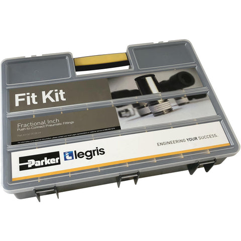 191 Piece Maintenance Kit: Nickel-Plated Brass & Technical Polymer