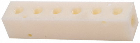 Manifold: 1/2" Inlet, 3/8" Outlet, 2 Inlet Ports, 6 Outlet Ports, 6.75" OAL, 1.5" OAW, 1-1/2" OAH