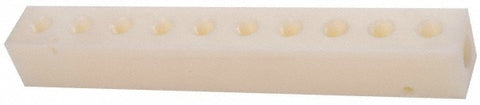 Manifold: 1/2" Inlet, 3/8" Outlet, 2 Inlet Ports, 10 Outlet Ports, 10.75" OAL, 1.5" OAW, 1-1/2" OAH