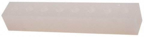 Manifold: 1/4" Inlet, 1/8" Outlet, 2 Inlet Ports, 8 Outlet Ports, 6.25" OAL, 1" OAW, 1" OAH