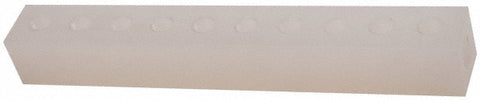Manifold: 1/2" Inlet, 3/8" Outlet, 2 Inlet Ports, 10 Outlet Ports, 10.75" OAL, 1.5" OAW, 1-1/2" OAH