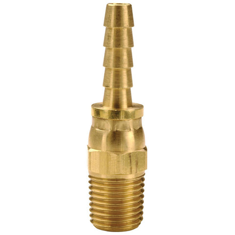 Barbed Hose Fittings: Fitting Type: Male Swivel, Hose Barb; Material: Brass; Thread Standard: NPTF; Thread Size: 3/4
