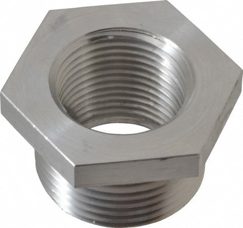 1 x 3/4" Aluminum Pipe Hex Bushing