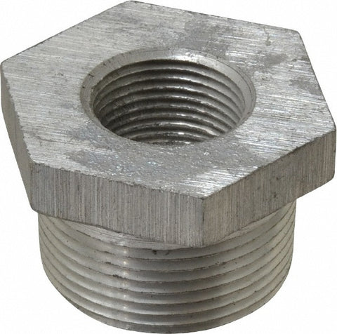 1-1/4 x 3/4" Aluminum Pipe Hex Bushing