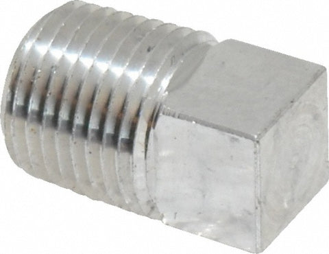 1/8" Aluminum Pipe Square Head Plug