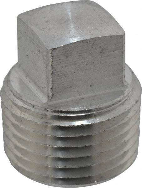 1/2" Aluminum Pipe Square Head Plug