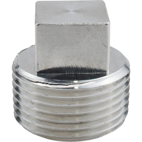 3/4" Aluminum Pipe Square Head Plug