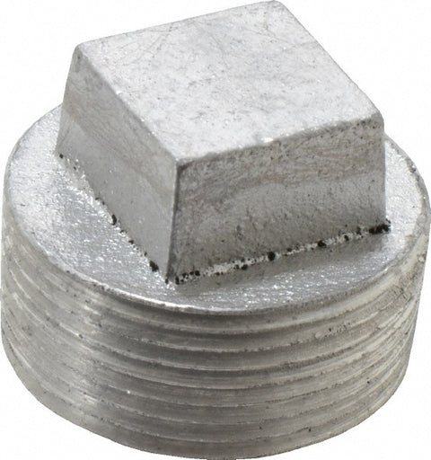 1-1/4" Aluminum Pipe Square Head Plug