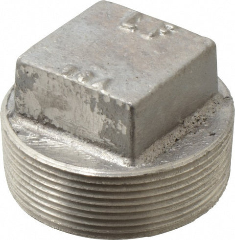 2" Aluminum Pipe Square Head Plug