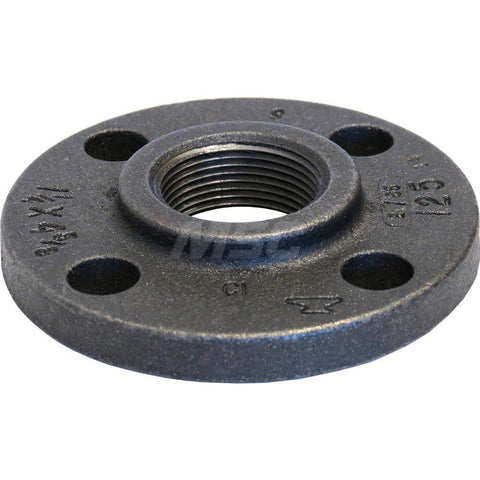 Black Flange: 8 x 13-1/2", 125 psi, Thread x Thread