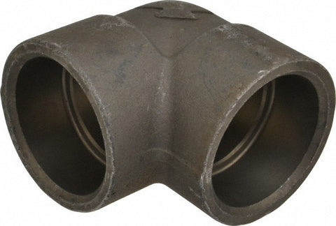 Black 90 deg Elbow: 2-1/2", Socket Weld