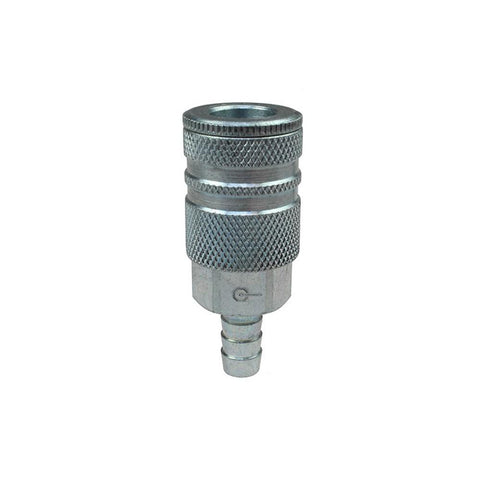 Pneumatic Hose Coupling: 3/8" Body Dia, Industrial Interchange