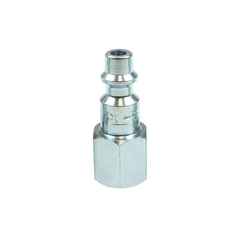 Pneumatic Hose Coupling: 1/8" Thread, 1/4" Body Dia, Industrial Interchange
