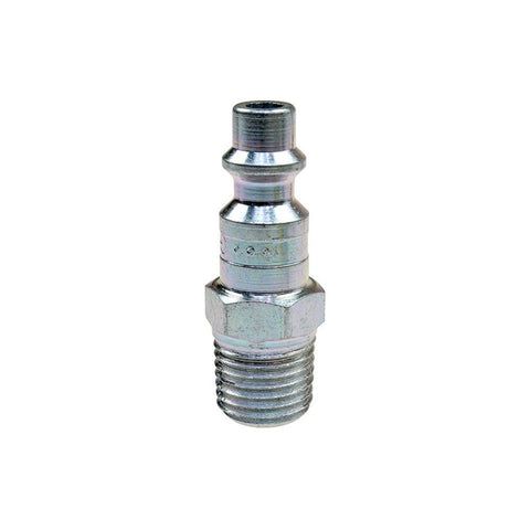 Pneumatic Hose Coupling: 1/4" Thread, 1/4" Body Dia, Industrial Interchange