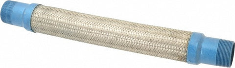 1-1/2" Pipe, Braided Stainless Steel Single Arch Hose Pipe Expansion Joint