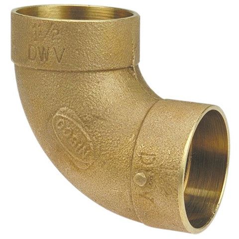 (Nibco Part#:  E055350) 807 - DWV 90-degree Elbow C x C - Cast