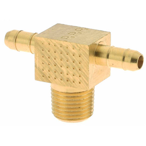 Barbed Tube Male Branch Tee: 1/8-27