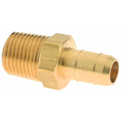 Barbed Tube Male Connector: Multiple Barbs, 1/8-27