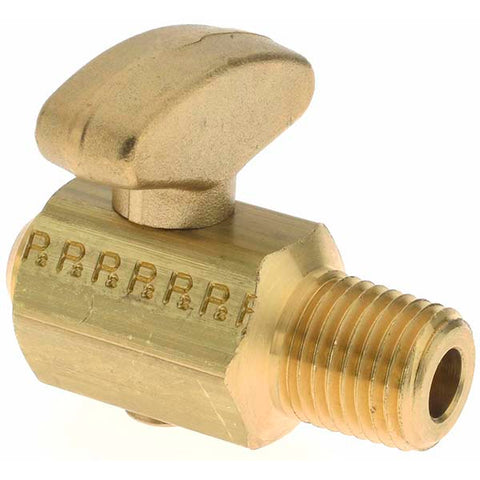 1/4" Pipe, Male Pipe Drain Cock & Shutoff Valve