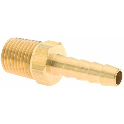 Barbed Hose Fitting: 1/4" x 1/4" ID Hose, Adapter